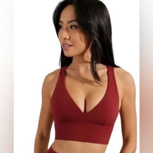 Buffbunny Alpha bra Vineyard Dark Red